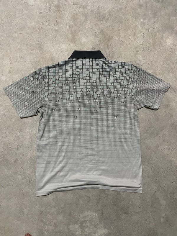 Vintage 90’s Lacoste Geometric Patterned Polo Shirt, foto 7