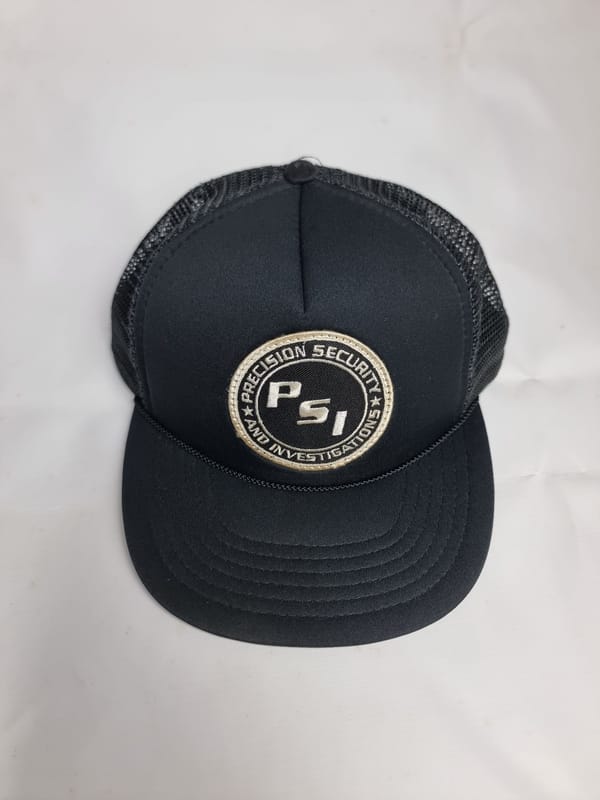 Trucker hat logo patch PSI Black, foto 2