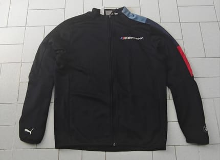 Jaket Sport Running Tracktop Puma x BMW Navy