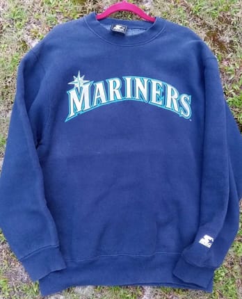 CREWNECK VINTAGE, SEATLLE MARINERS MLB x STARTER © 1995.