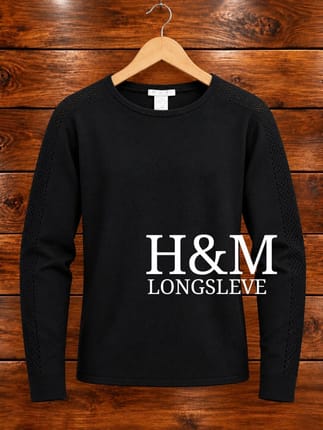 longsleve H&M bahan adem banget bekas pakai recomend