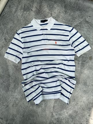 VINTAGE 2000’s POLO RALPH LAUREN STRIPE POLOSHIRT