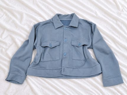 jacket olin button crop outer