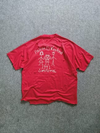 90s Vintage Tshirt Screen Stars ZTA Parents Weekend
