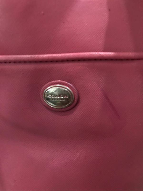 Coach Pink Tote Bag (Leather), foto 3
