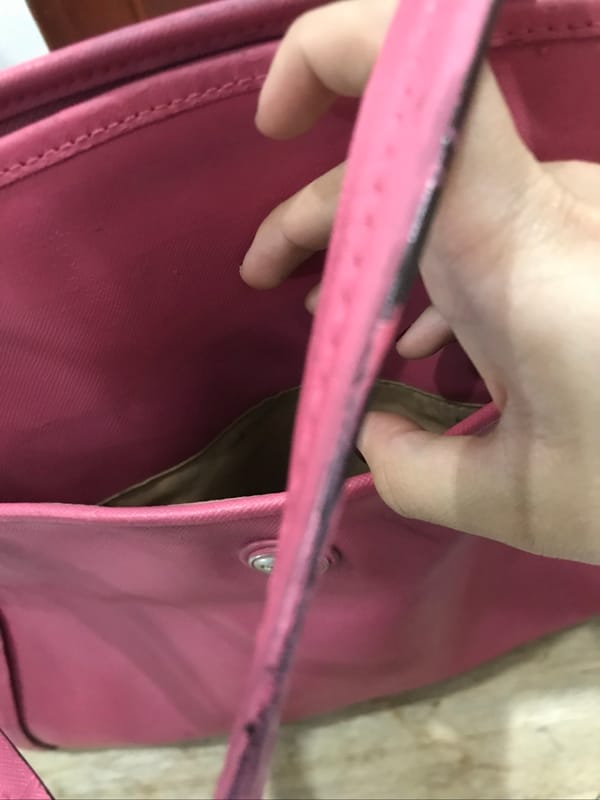 Coach Pink Tote Bag (Leather), foto 5