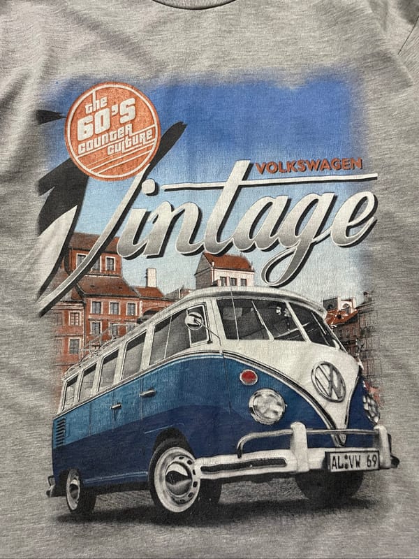 Vintage T-Shirt VW, foto 3