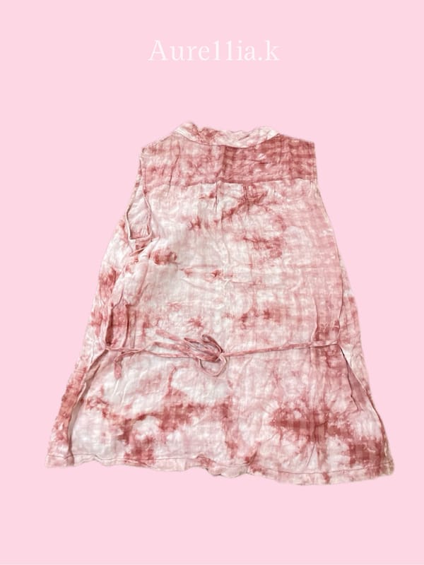TOP VEST TIE DYE PINK, foto 2