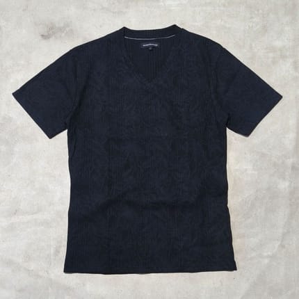 Baju kaos pria semanticdesign hitam motif bekas