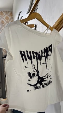 Y2K Shoulder Graphic Tee