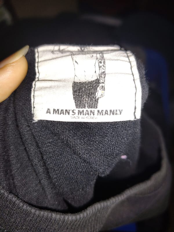 Sweater a man's man manly, foto 5