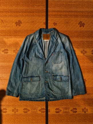 LEVI'S DENIM BLAZER MIDWASH