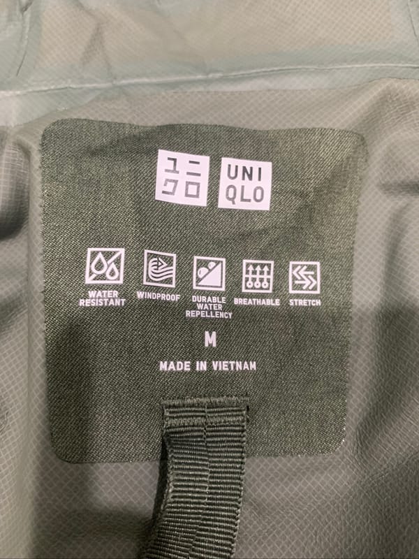 UNIQLO BLOKTECH HIJAU ARMY (Like New), foto 7