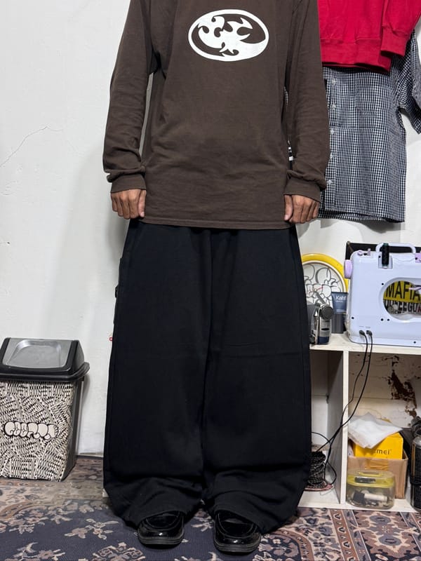 •lizard spike baggy wide leg, foto 8