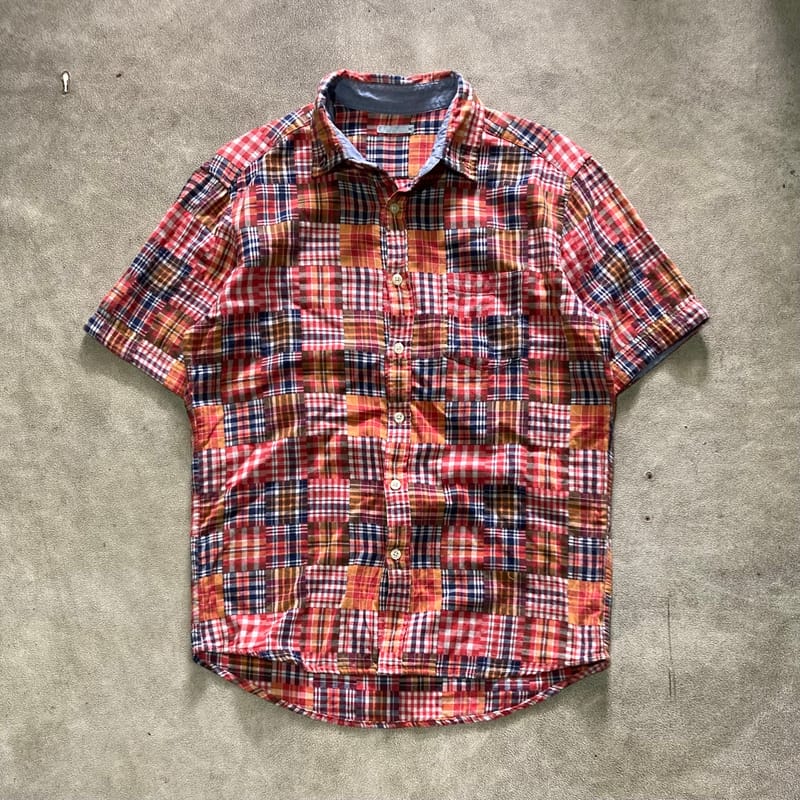 GU uniqlo vinatge patchwork shirt, foto 3