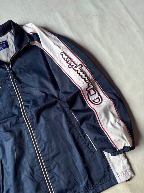 Jaket Vintage Windbreaker Champion, foto 6