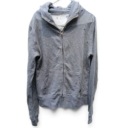 Jaket Hoodie Zipper Abu Misty Aksen Studs / High Neck Zip Ho