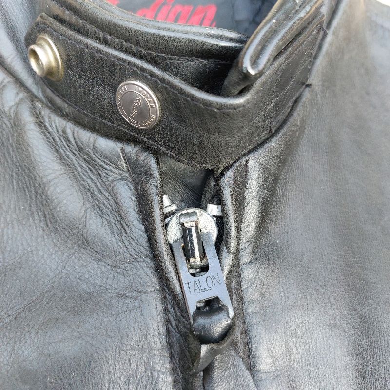 Biker Leather jacket Pria black, foto 5