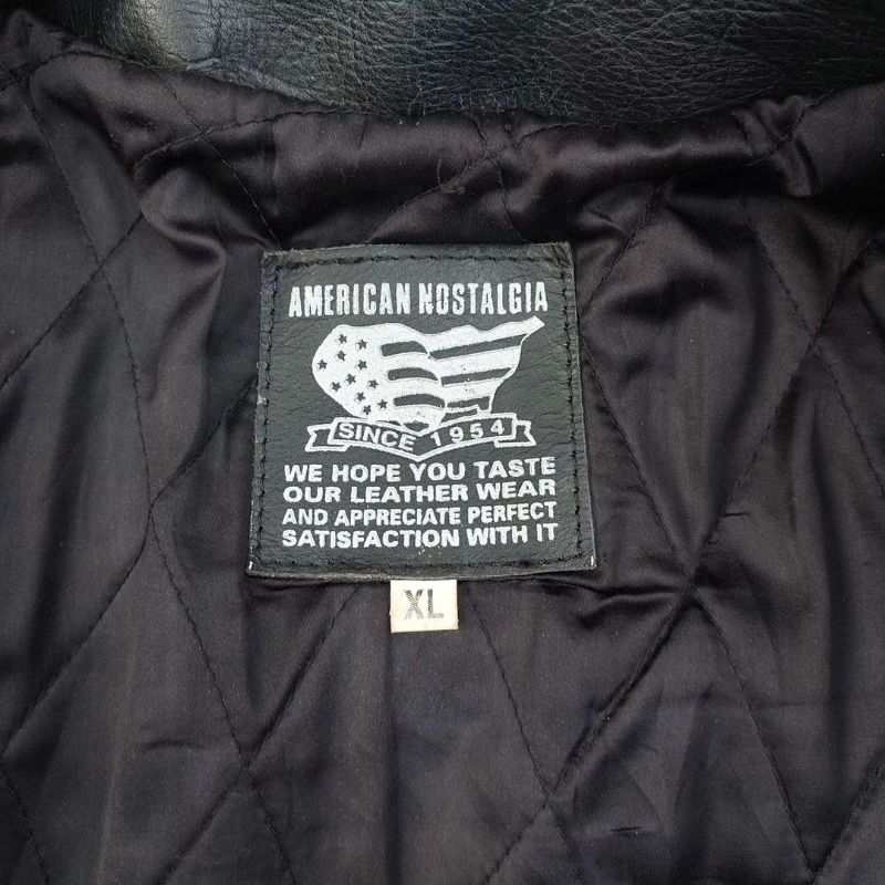 Biker Leather jacket Pria black, foto 7