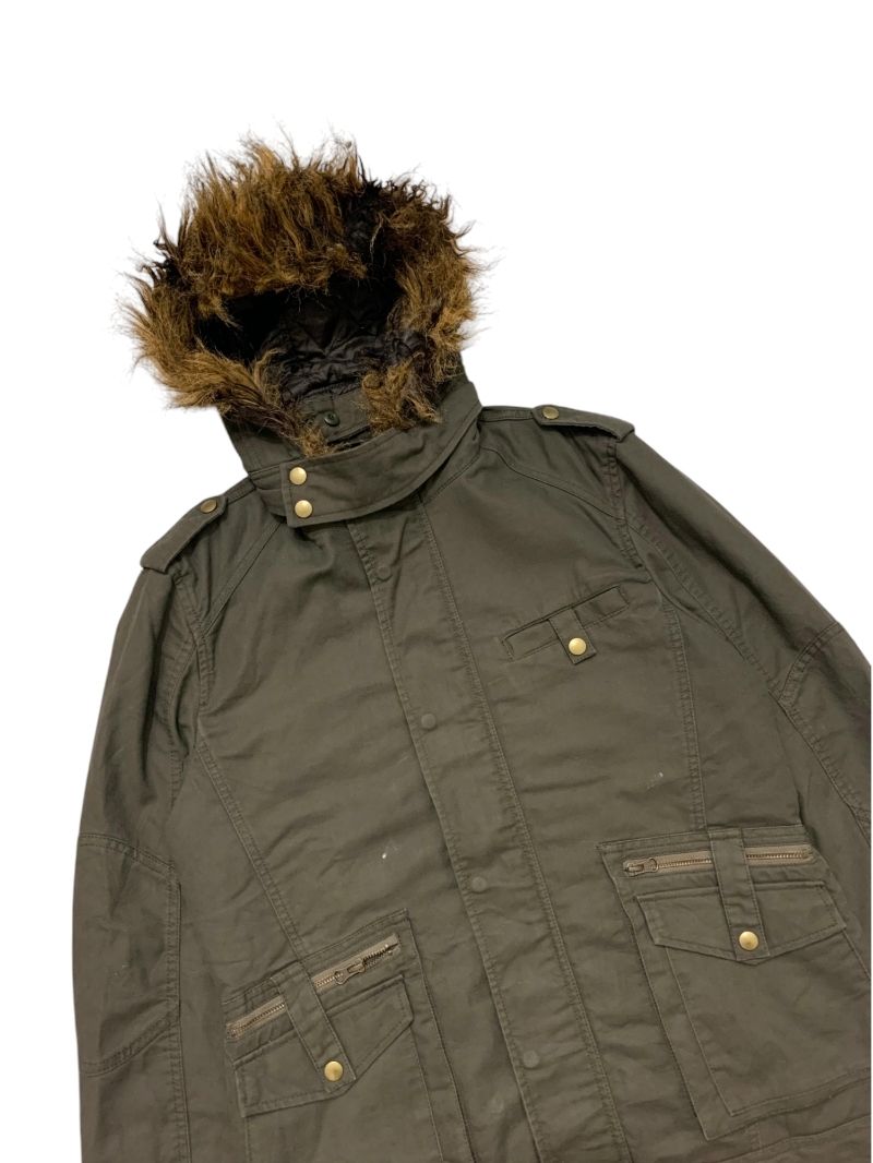 PPFM Goth Avant Garde Parka Pria green, foto 3