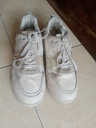 sepatu casual 44 sneakers cani putih cwe cwo bisa