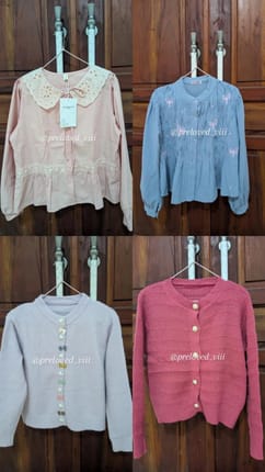 NEW blouse & cardigan @preloved_viii (baca deskripsi)