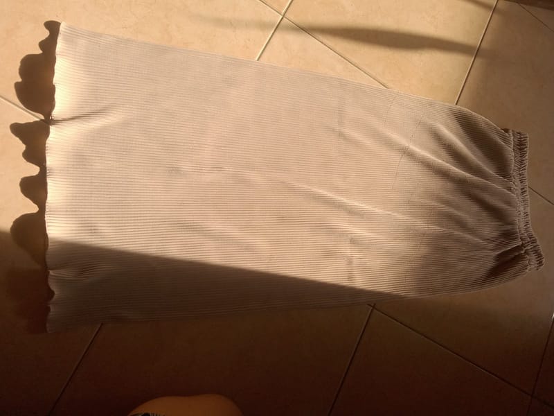 rok span plisket cream, foto 2