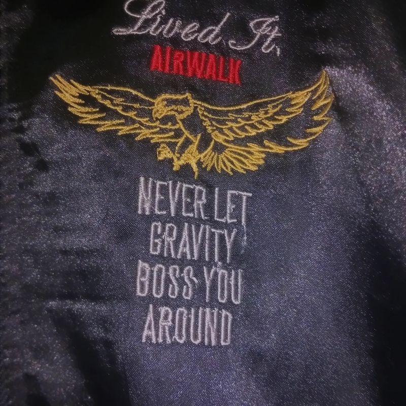 Airwalk Y2K Bomber jacket Pria black, foto 3