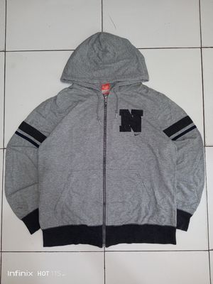 Nike Casual Hoody Pria black gray