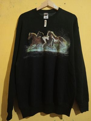 Fruit of the Loom Vintage Casual Sweatshirt Pria black