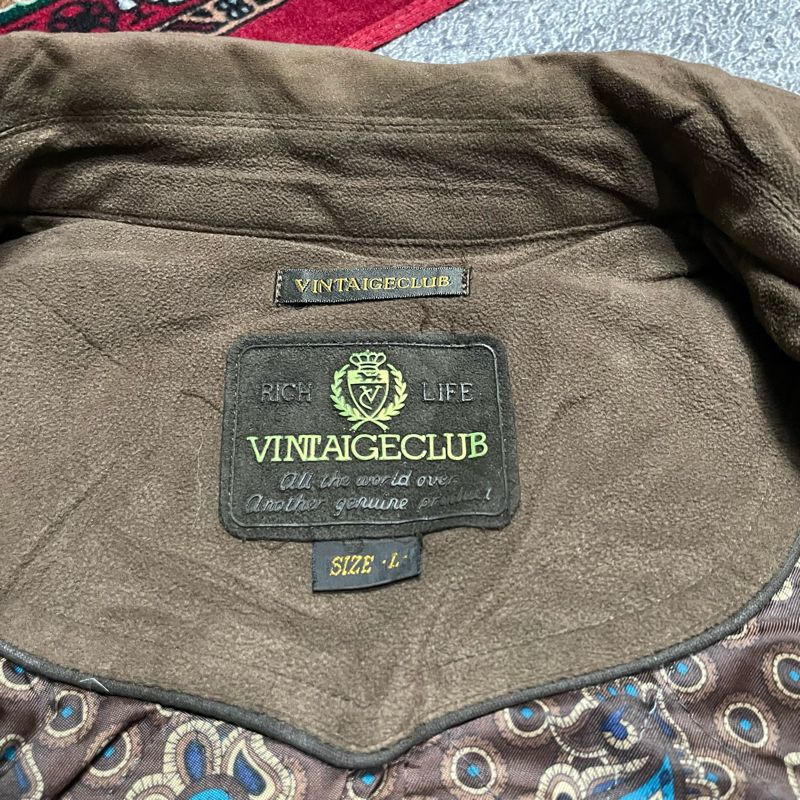 Vintage Harrington jacket Pria brown, foto 6