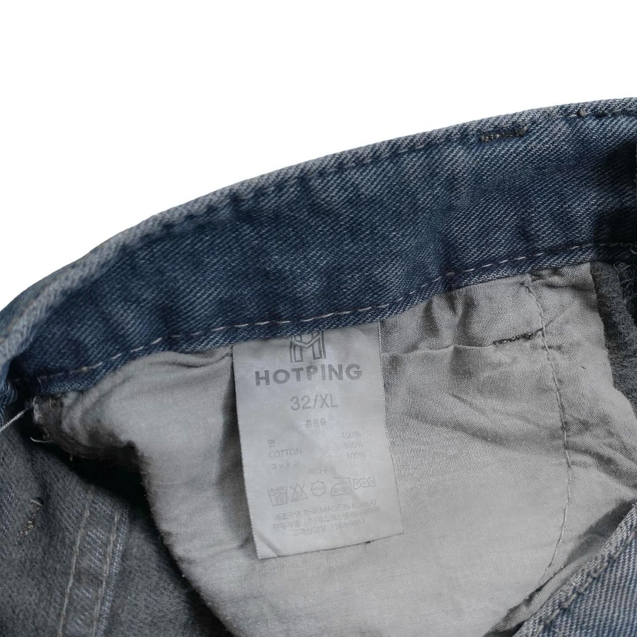 Hotping Y2K Casual Jeans Pria blue, foto 4