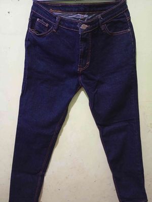 Streetwear Mom jeans Wanita navy