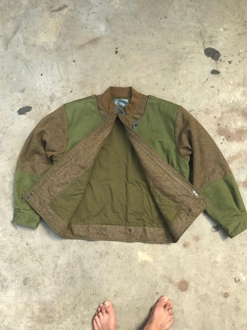 Vintage Y2K Denim jacket Pria green brown, foto 2