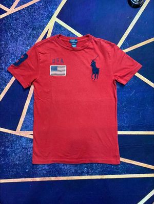 Polo Ralph Lauren Luxury T-shirt Pria red black