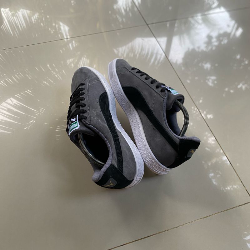 Puma Casual Sneakers Pria black gray, foto 4
