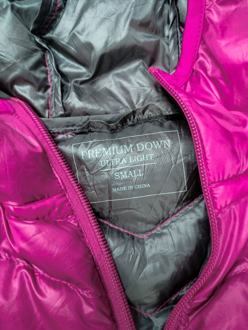 Uniqlo Gorpcore Puffer jacket Wanita pink, foto 2