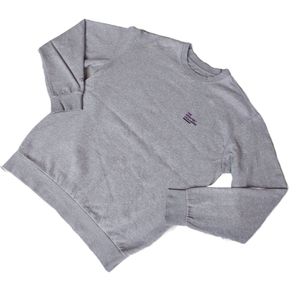 Hangten Streetwear Minimalist Sweatshirt Pria gray