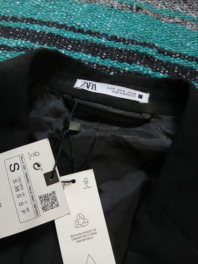 ZARA Indie Casual Blazer Pria black, foto 3