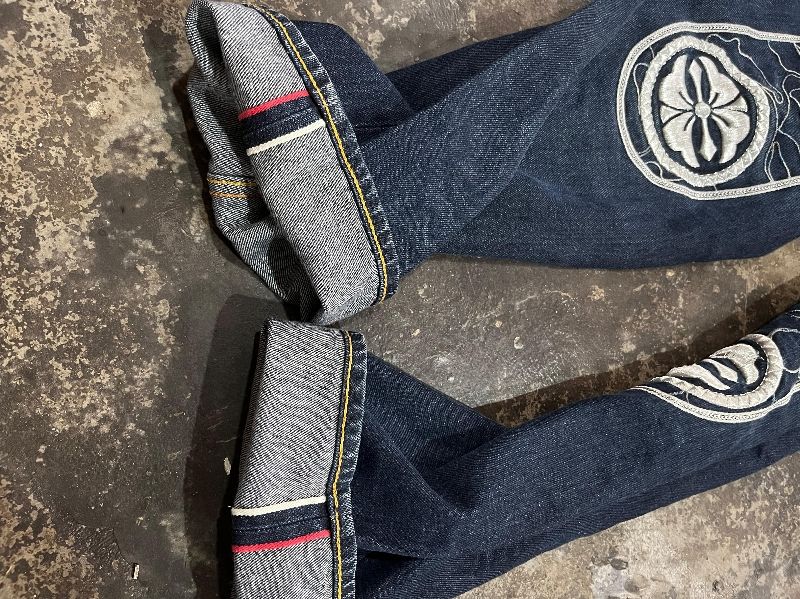 Evisu Casual Batik Jeans Pria blue, foto 8