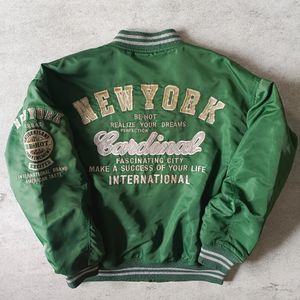 Vintage Bomber jacket Pria green