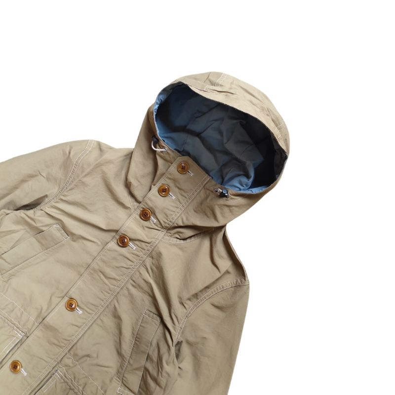 Beams Casual Parka Pria tan, foto 3