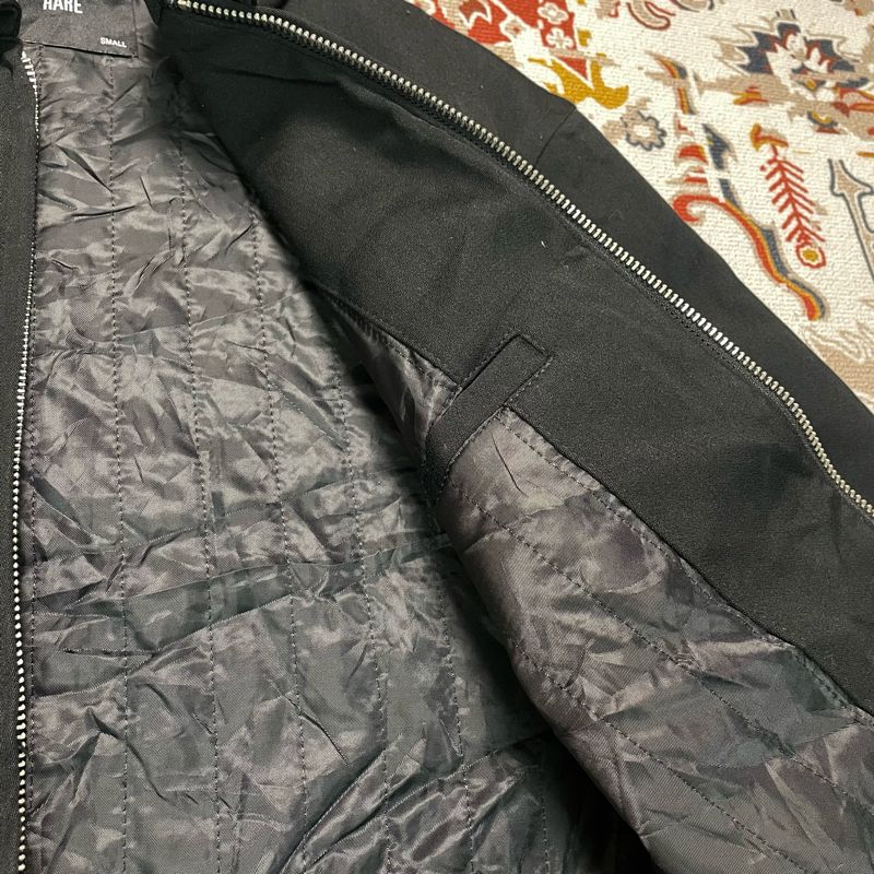 Hare Vintage Casual Harrington jacket Pria black, foto 7