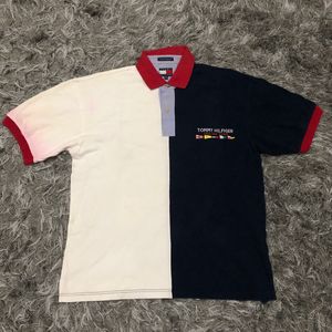 Tommy Hilfiger Vintage Y2K Polo shirt Pria multicolor