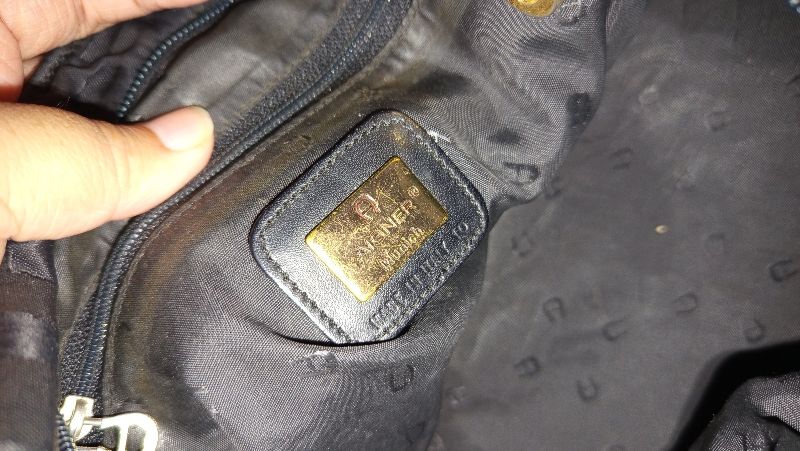 Aigner Minimalist Backpack Wanita black gray, foto 2