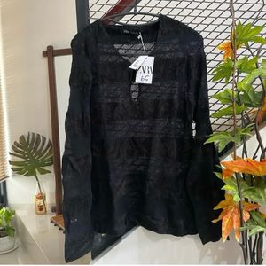 ZARA Vintage Y2K Sweatshirt Wanita black