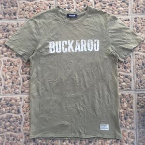 Buckaroo Y2K Casual T-shirt Pria tan