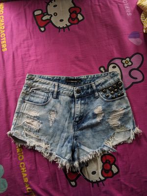 Minimalist Ripped jeans Wanita silver
