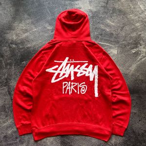 Stussy Casual Hoody Pria red