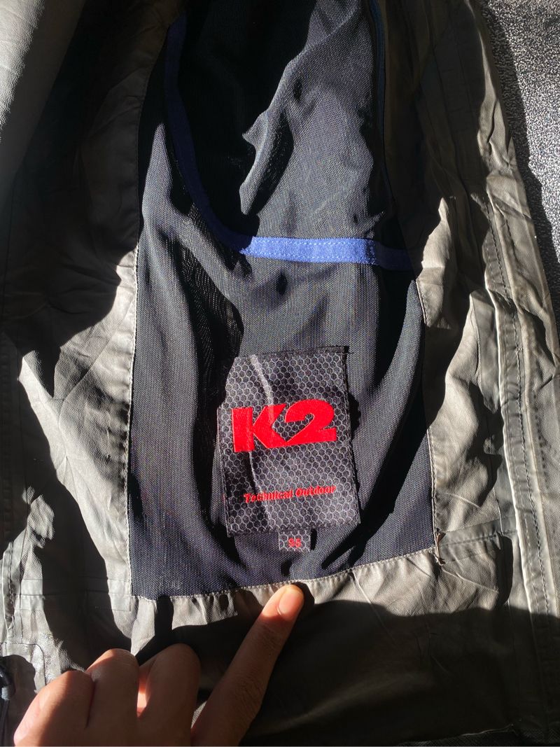 K2 Gorpcore Casual Windbreaker Pria black, foto 7